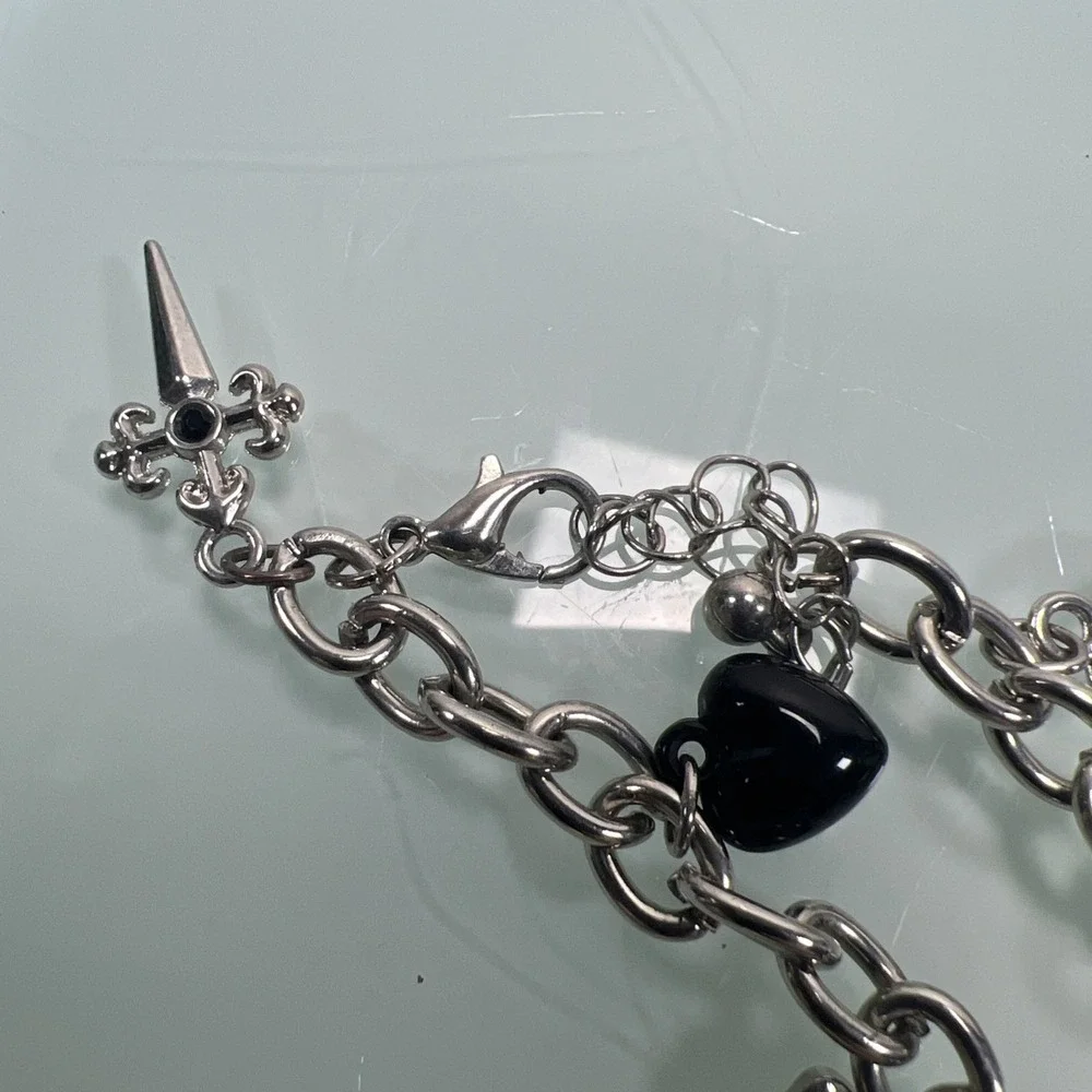 Butterfly Dropout silver tone